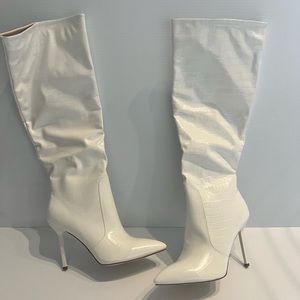 Knee high boots ( White)